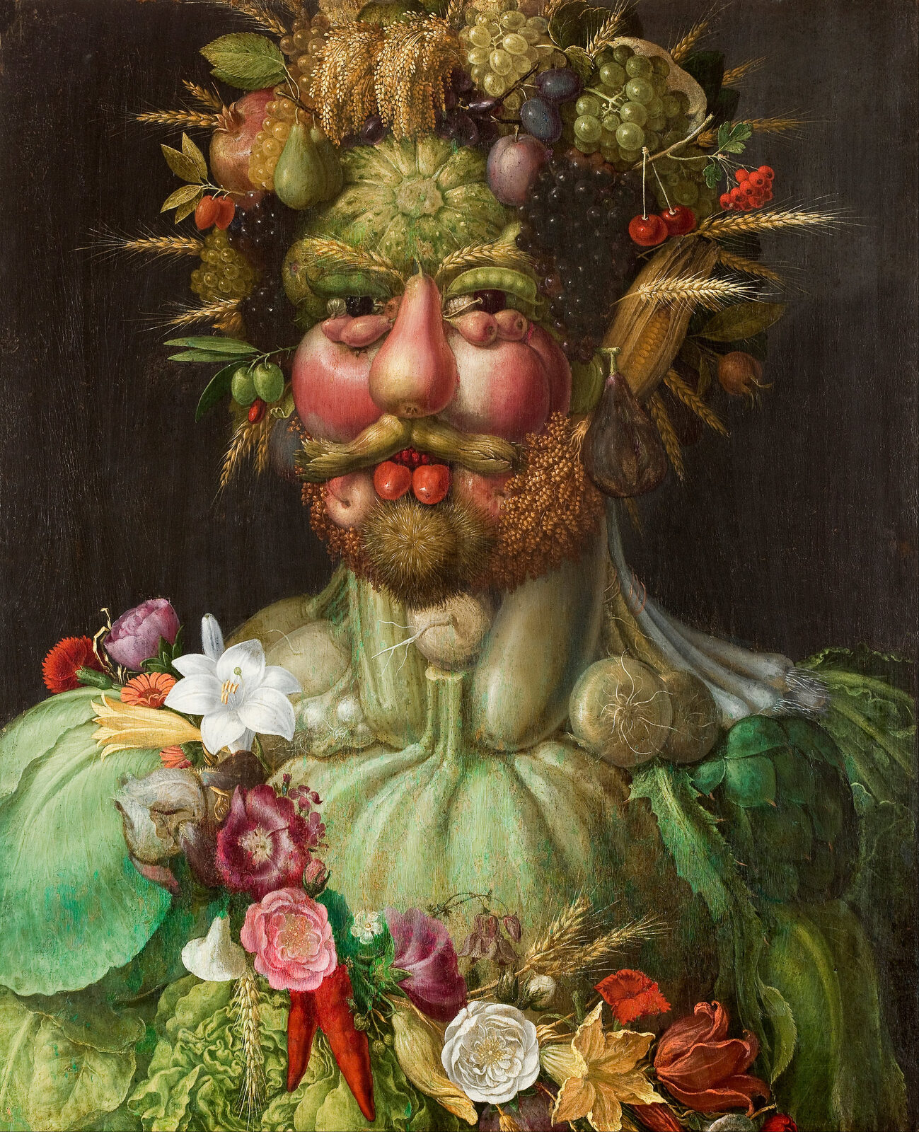 Wertumnus (Portret Rudolfa II) - Giuseppe Arcimboldo