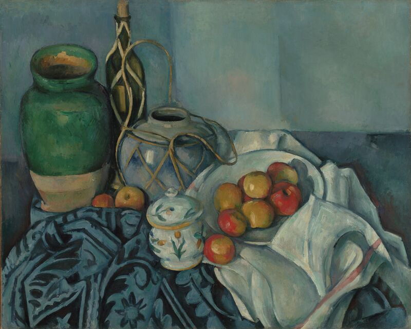 Martwa natura z jabłkami - Paul Cezanne