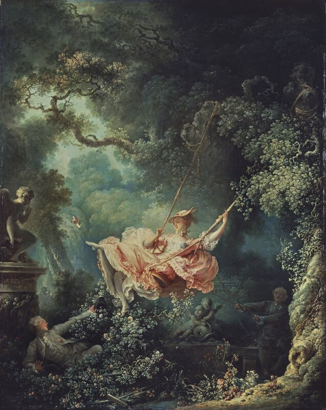 Huśtawka - Jean-Honore Fragonard