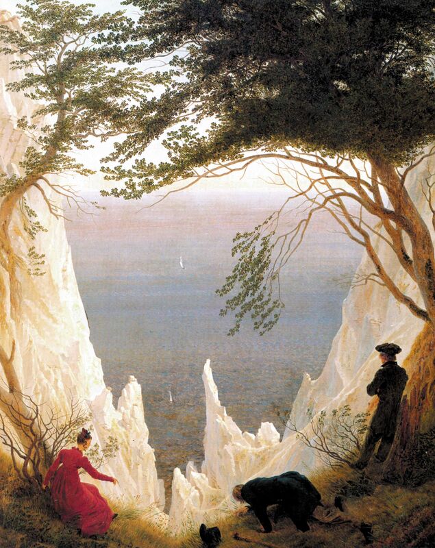 Kredowe skały na Rugii - Caspar David Friedrich