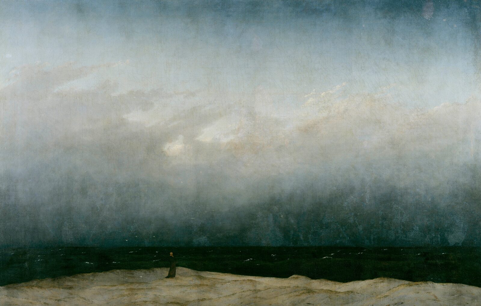 Mnich nad morzem - Caspar David Friedrich