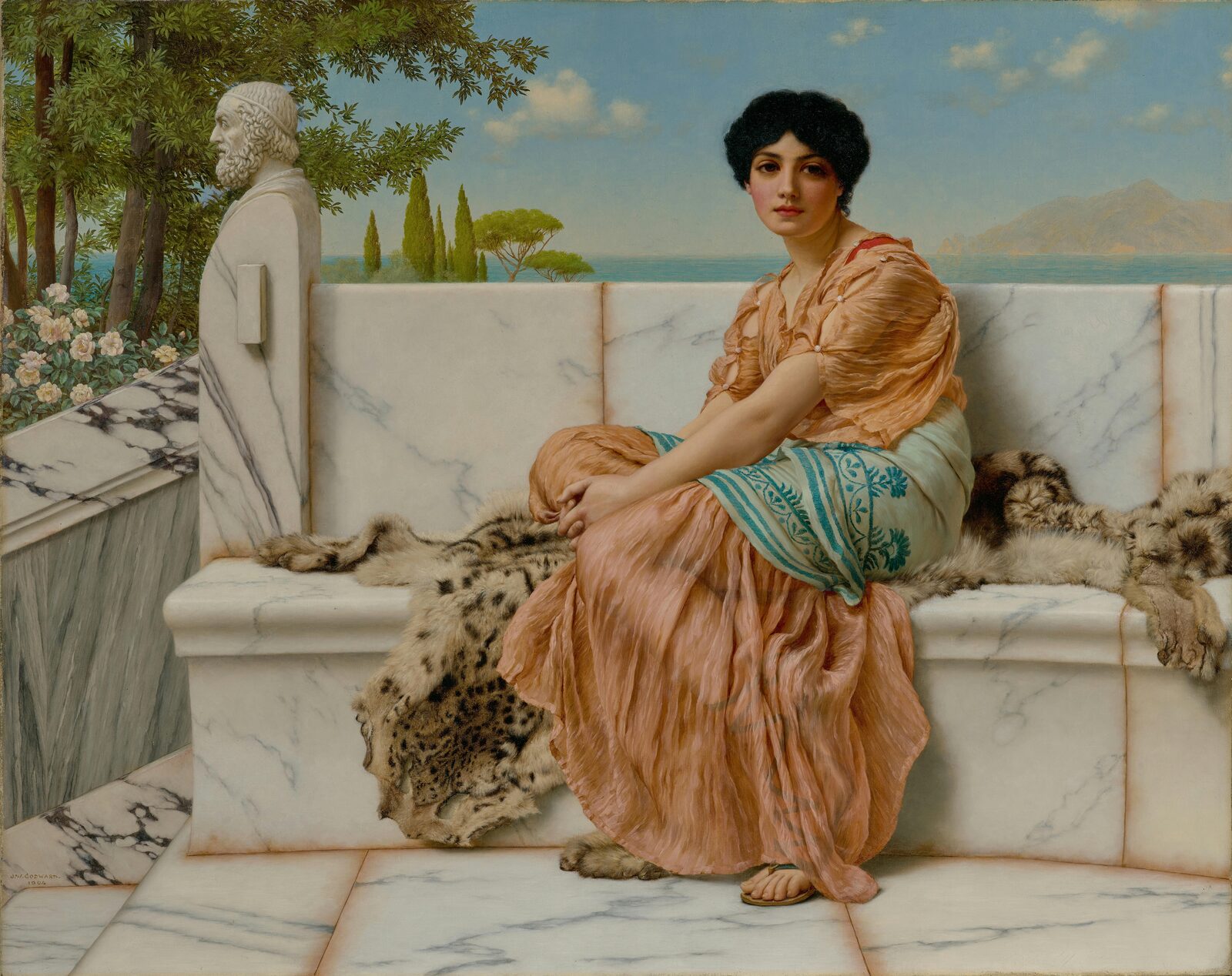 W czasach Safony - John William Godward