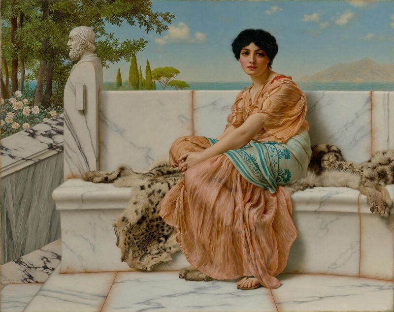 W czasach Safony - John William Godward