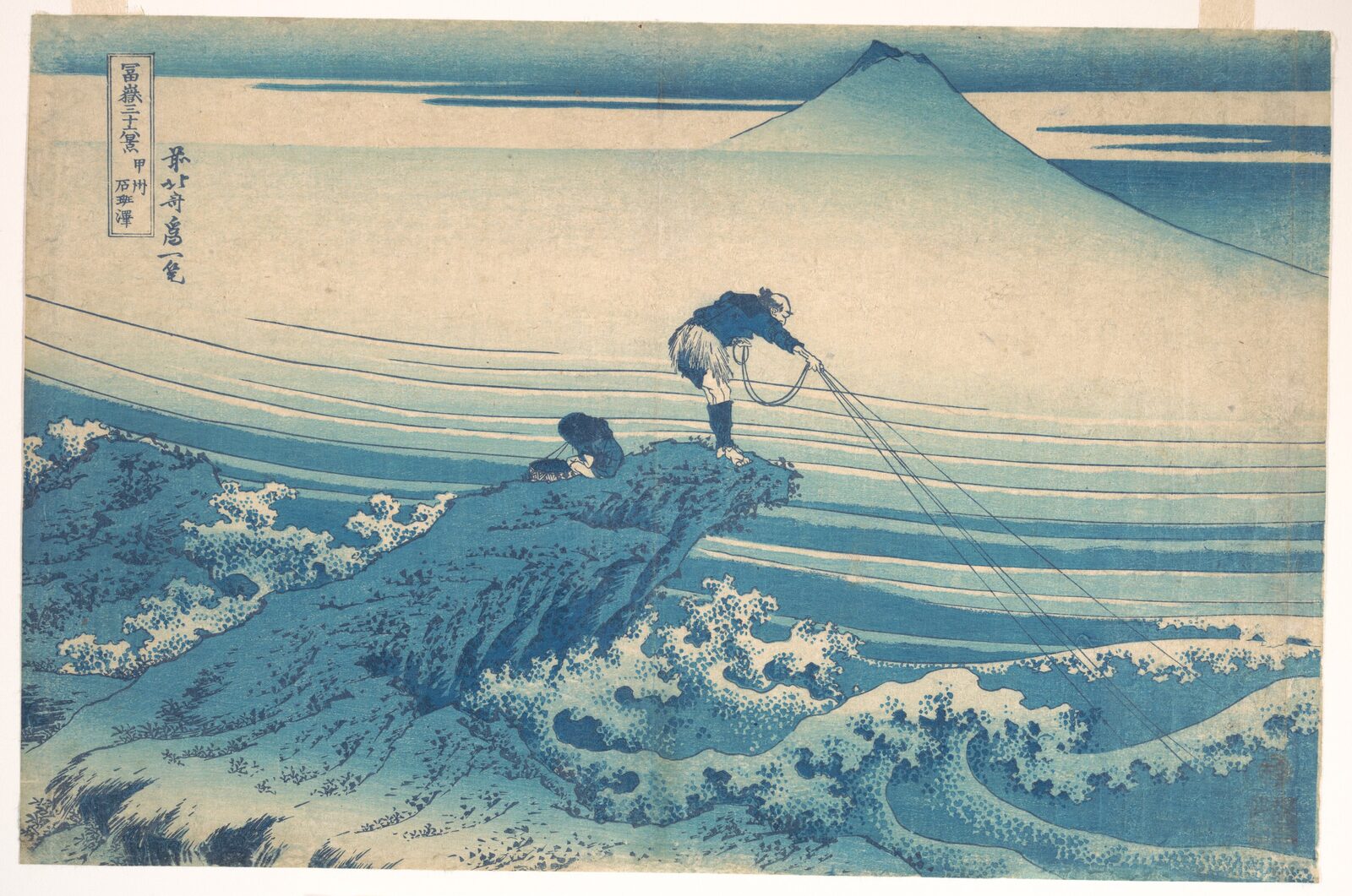 Kajikazawa w prowincji Kai - Katsushika Hokusai