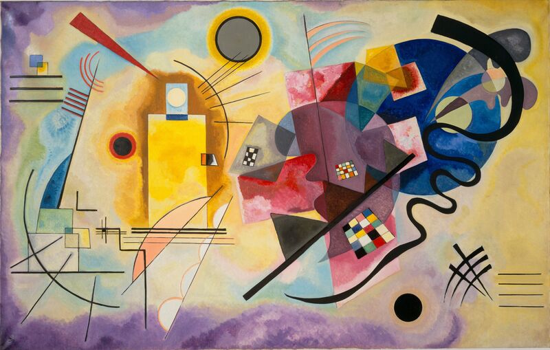 Żółty-czerwony-niebieski - Wassily Kandinsky