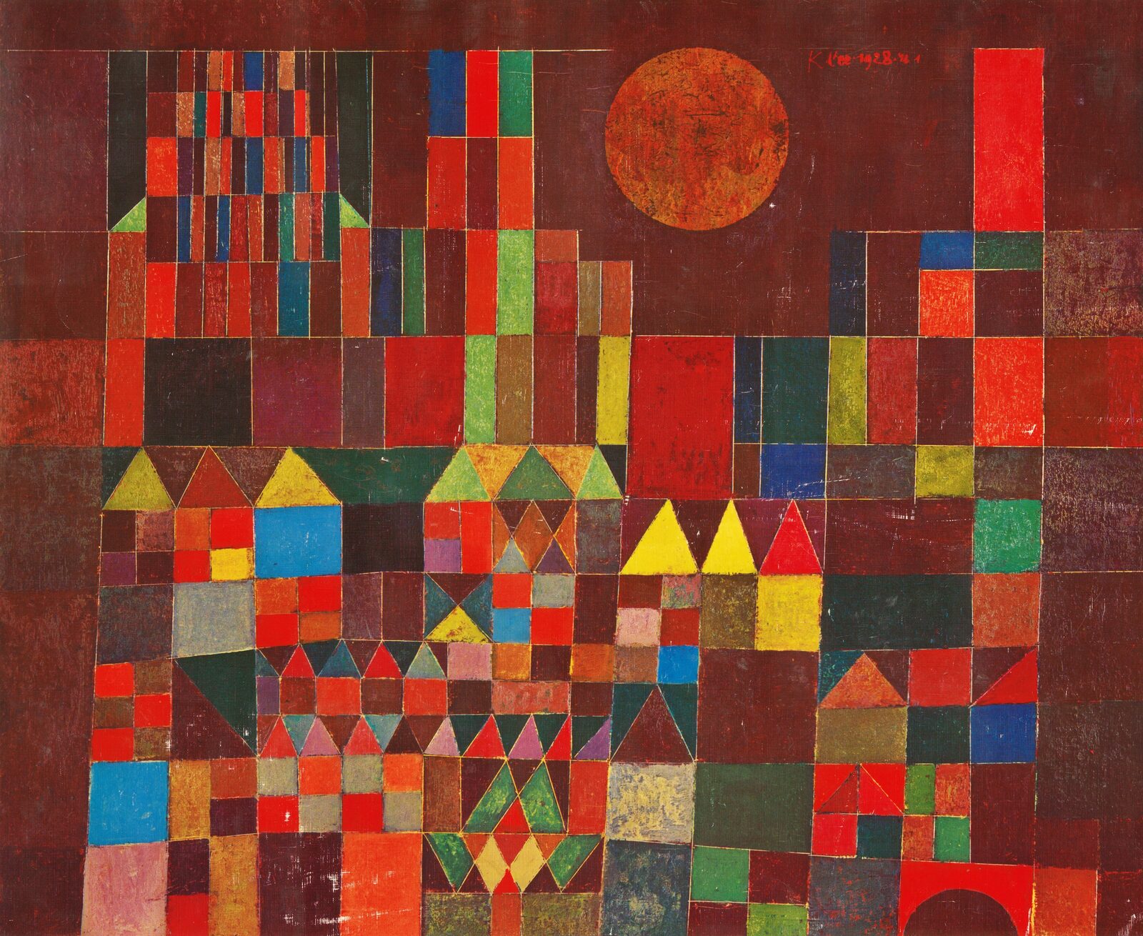 Zamek i słońce - Paul Klee