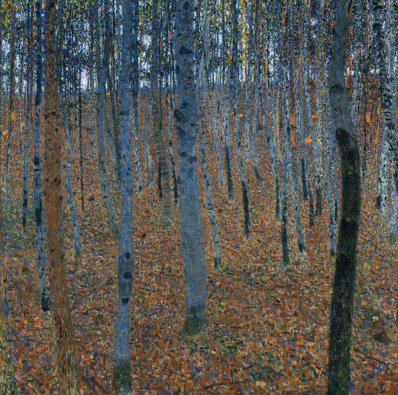 Las bukowy I - Gustav Klimt