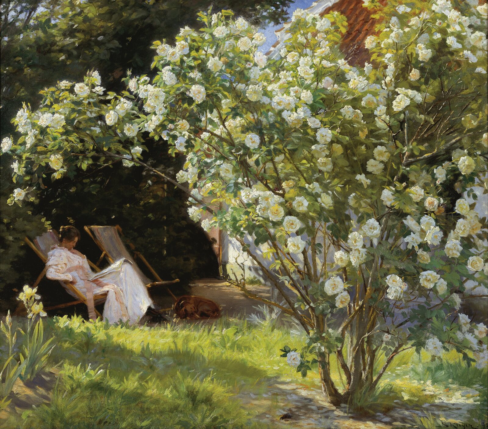 Róże - Peder Severin Krøyer