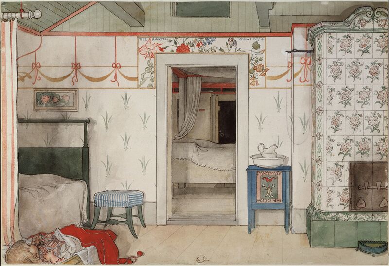 Drzemka Brity - Carl Larsson