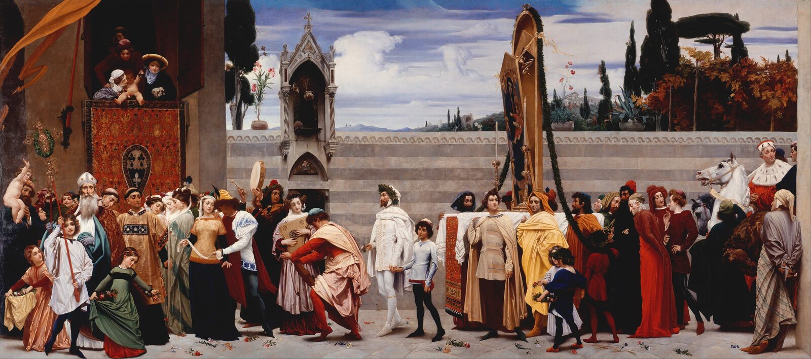 Madonna Cimabuego w procesji - Frederic Leighton