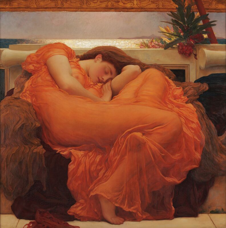 Płonący czerwiec - Frederic Leighton