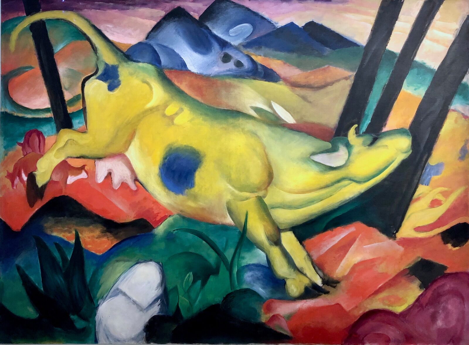Żółta krowa - Franz Marc