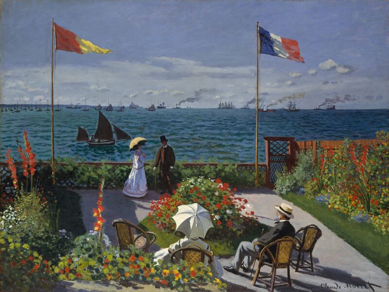 Ogród w Sainte-Adresse - Claude Monet