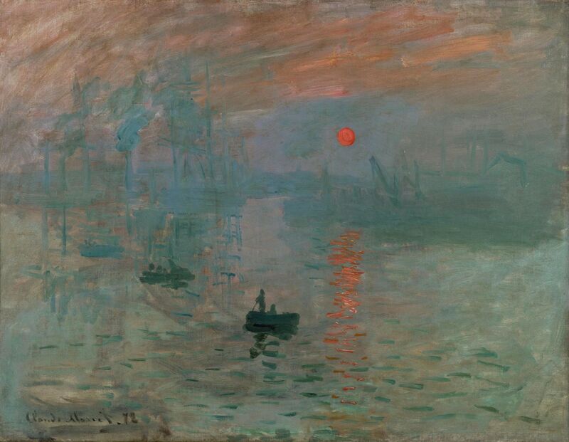 Impresja - wschód słońca - Claude Monet