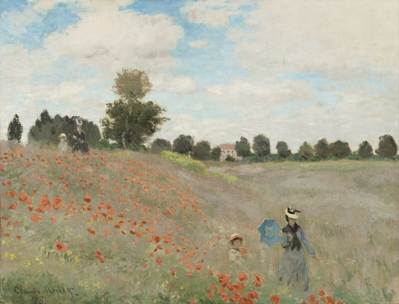 Pole maków - Claude Monet