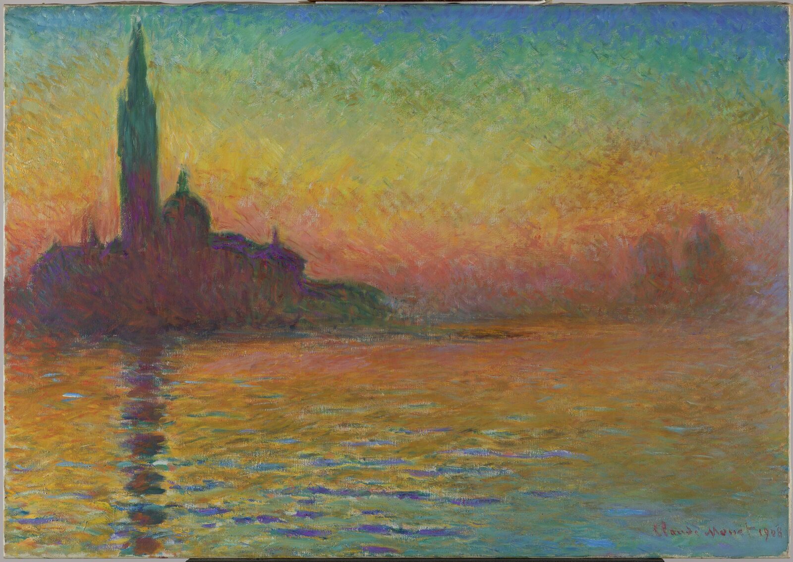 San Giorgio Maggiore o zmierzchu - Claude Monet