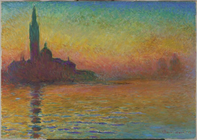 San Giorgio Maggiore o zmierzchu - Claude Monet