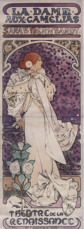 Dama kameliowa - Alphonse Mucha