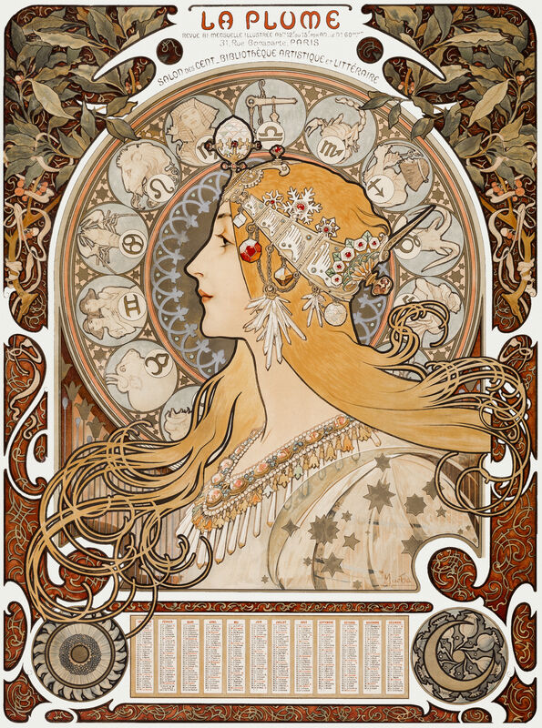 Zodiak - Alphonse Mucha