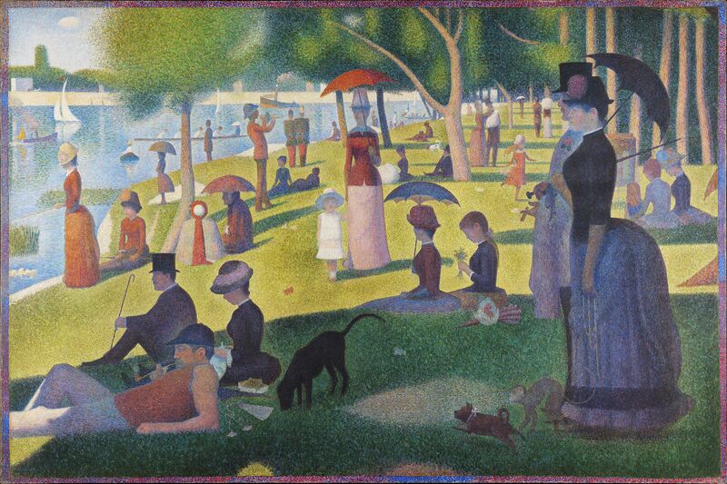Niedzielne popołudnie na wyspie Grande Jatte - Georges Seurat
