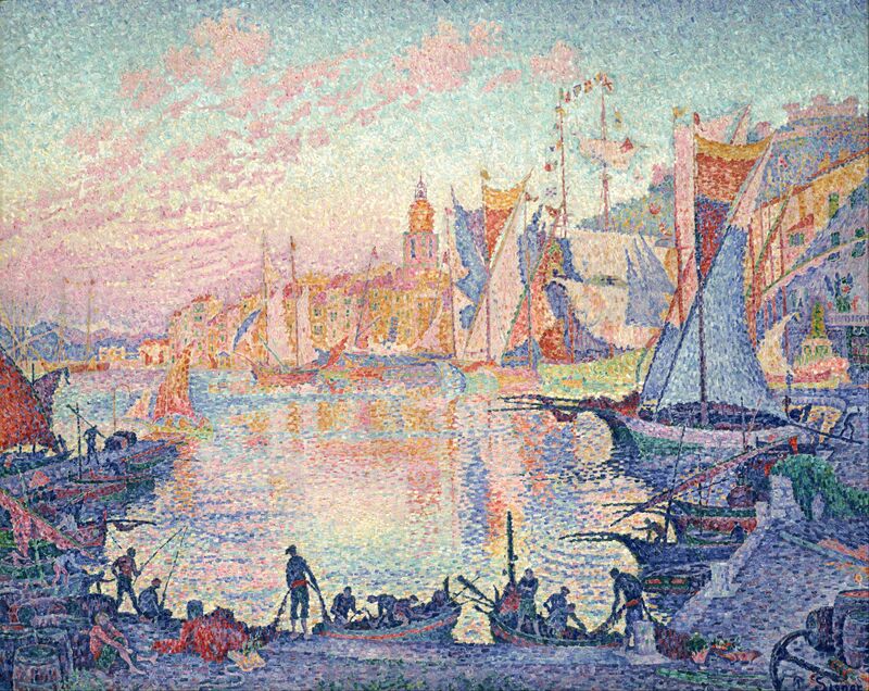 Port w Saint-Tropez - Paul Signac