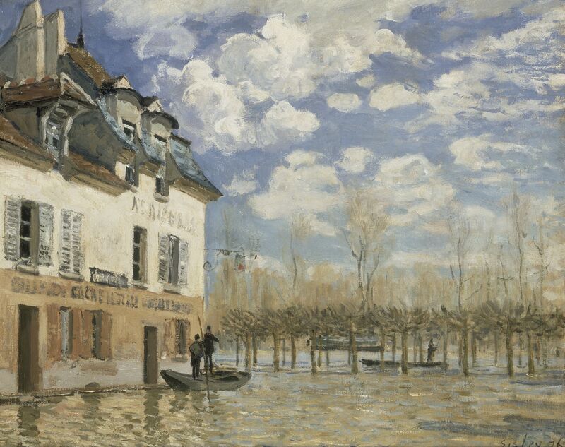 Powódź w Port-Marly - Alfred Sisley