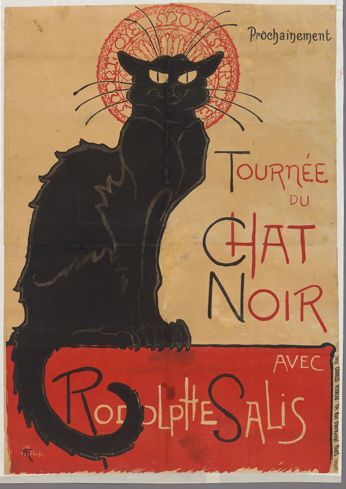 Tournée du Chat Noir (Czarny Kot) - Théophile Alexandre Steinlen