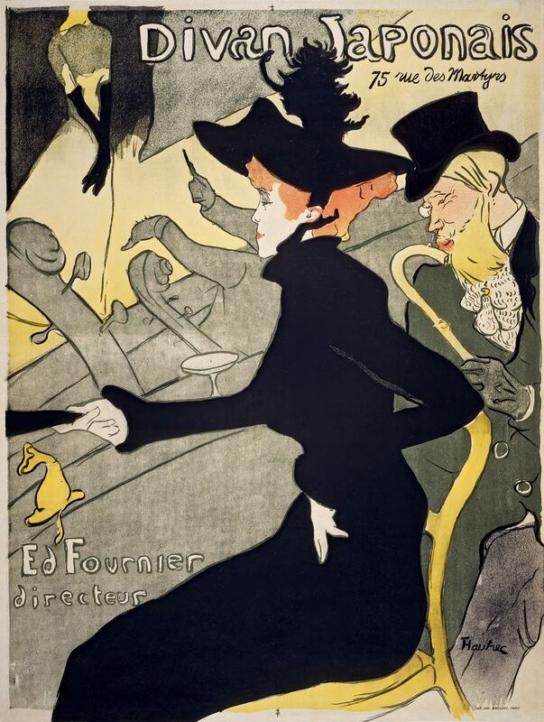 Divan Japonais - Henri de Toulouse-Lautrec