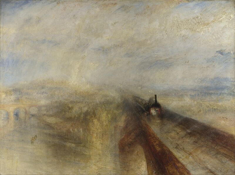 Deszcz, para i szybkość - Wielka Kolej Zachodnia - J. M. W. Turner