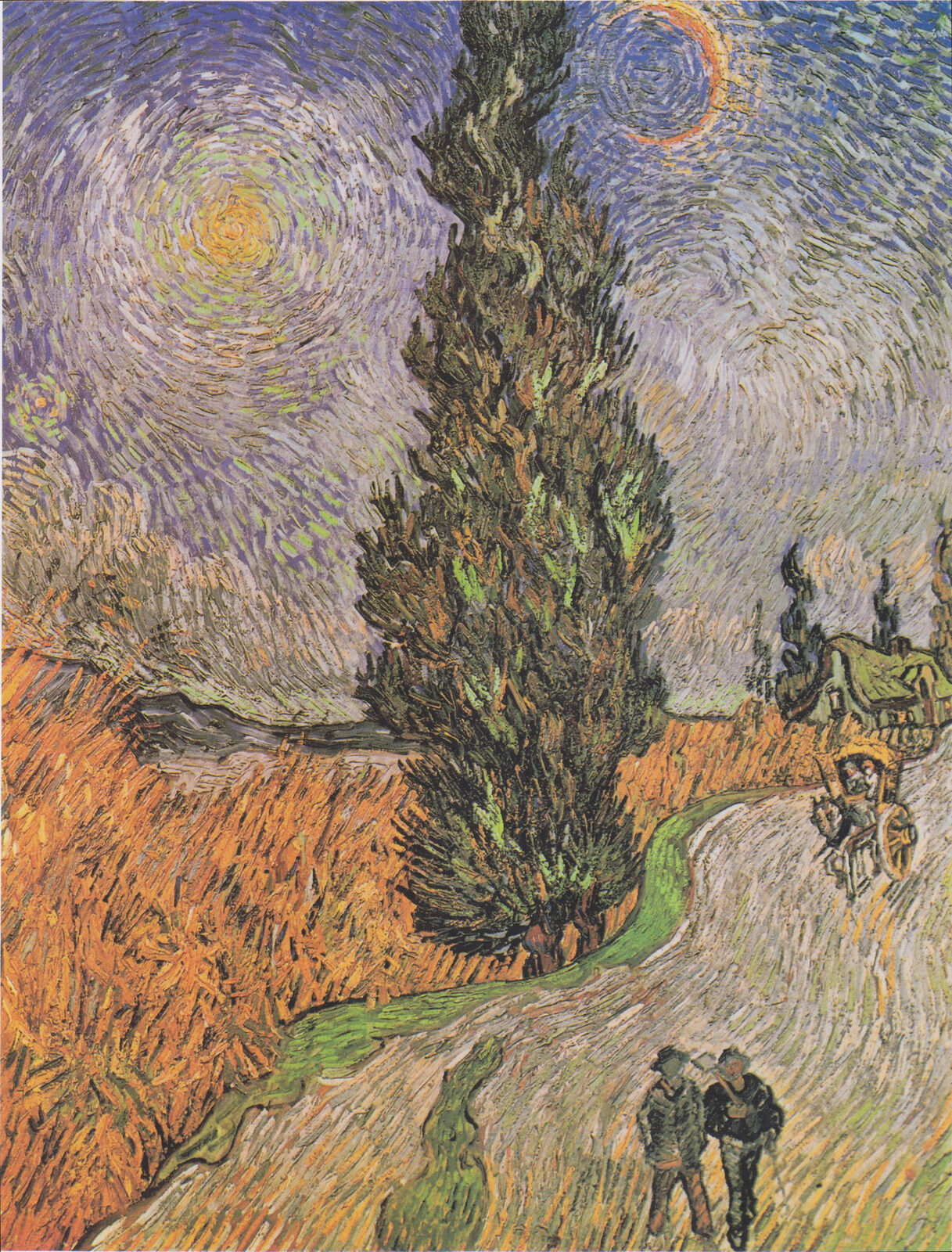 Droga z cyprysem i gwiazdą - Vincent van Gogh