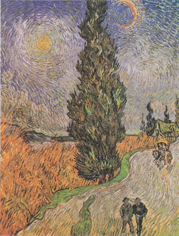 Droga z cyprysem i gwiazdą - Vincent van Gogh