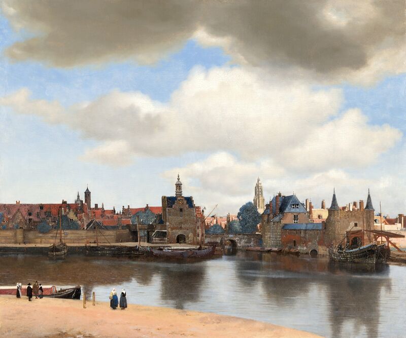 Widok Delft - Johannes Vermeer