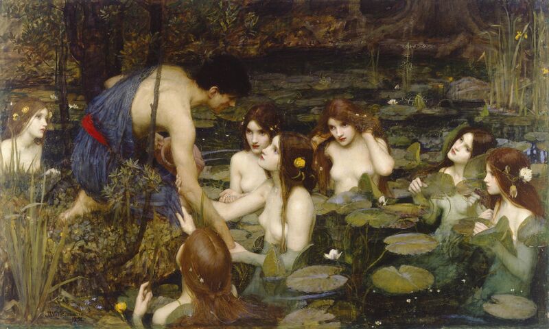 Hylas i nimfy - John William Waterhouse