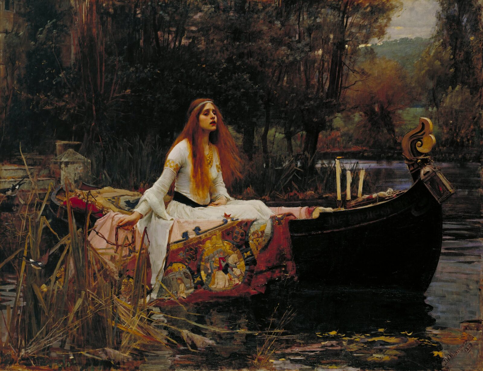 Pani na Shalott - John William Waterhouse